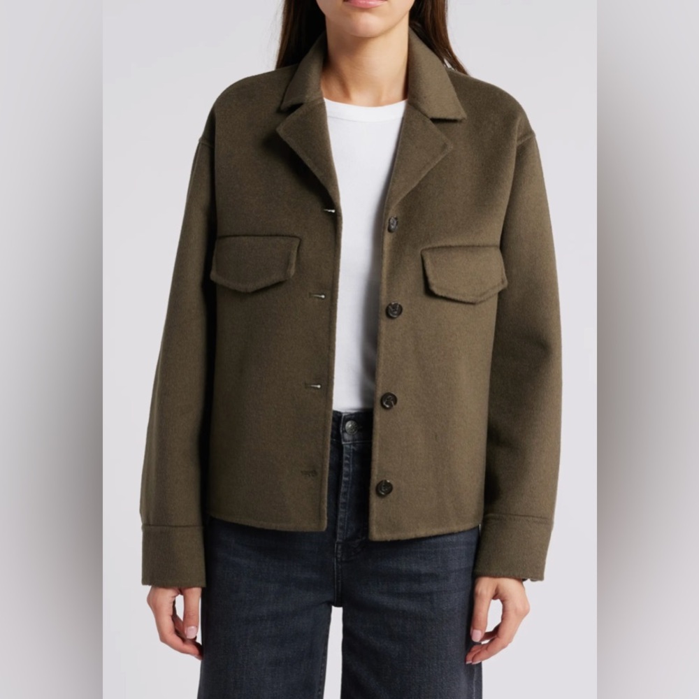 Rails Riley Women's Dark Olive Utility Wool Blend Jacket
